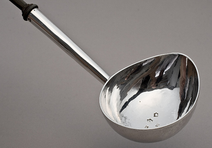 Antique Silver Punch Ladle - 